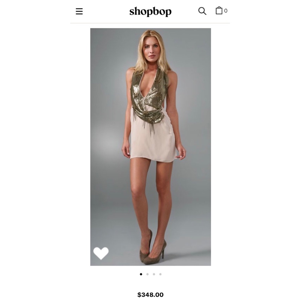 Sheri Bodell Wrap Halter Mini Dress, XS